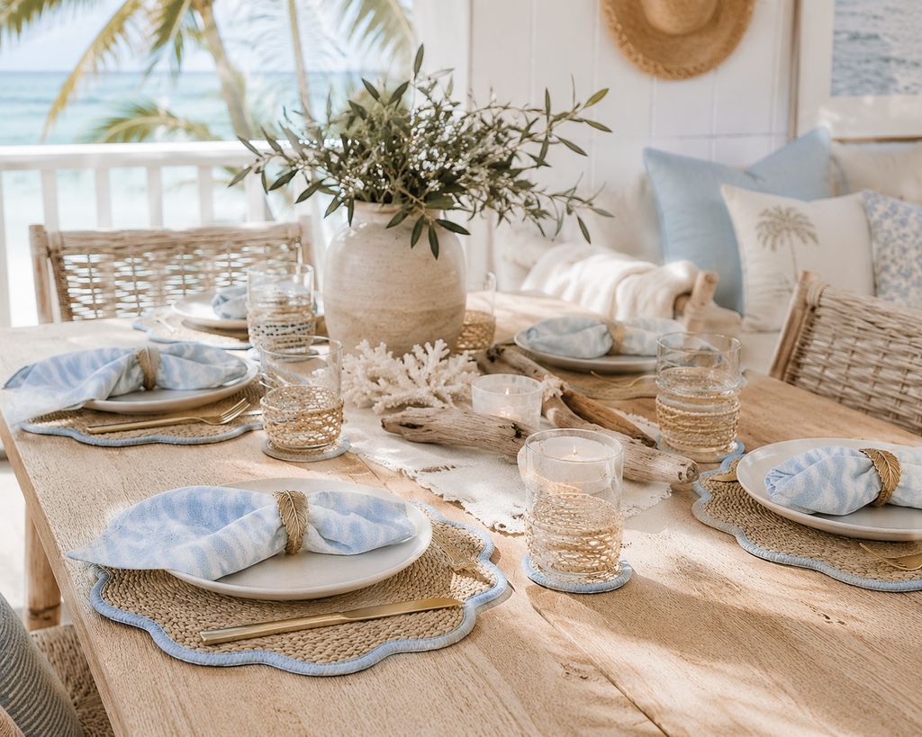 Shoreline Wave Placemat Set
