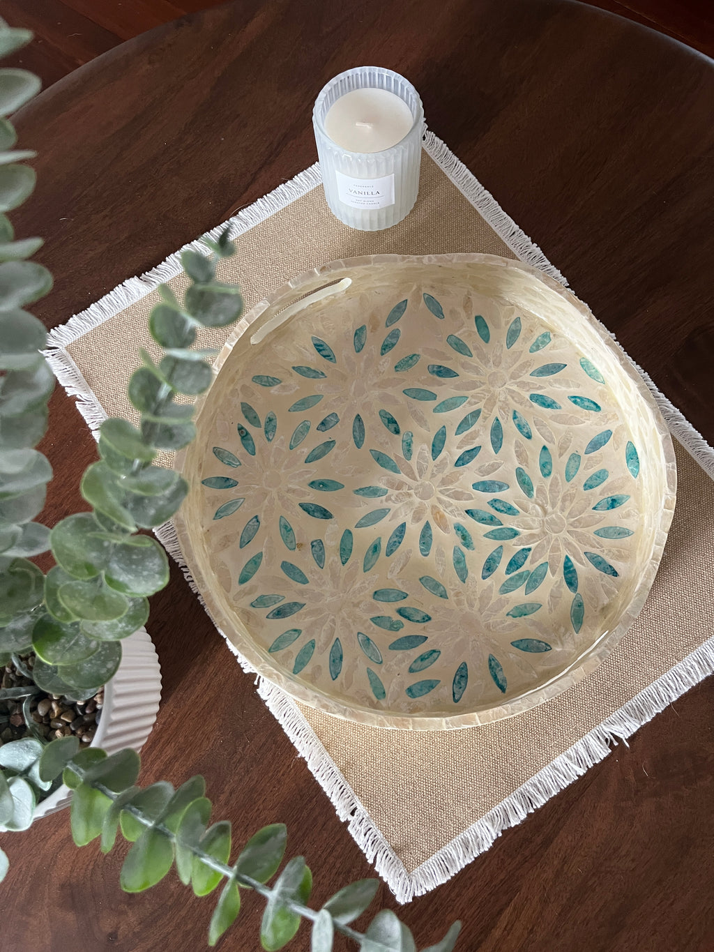 Azure Bloom Tray