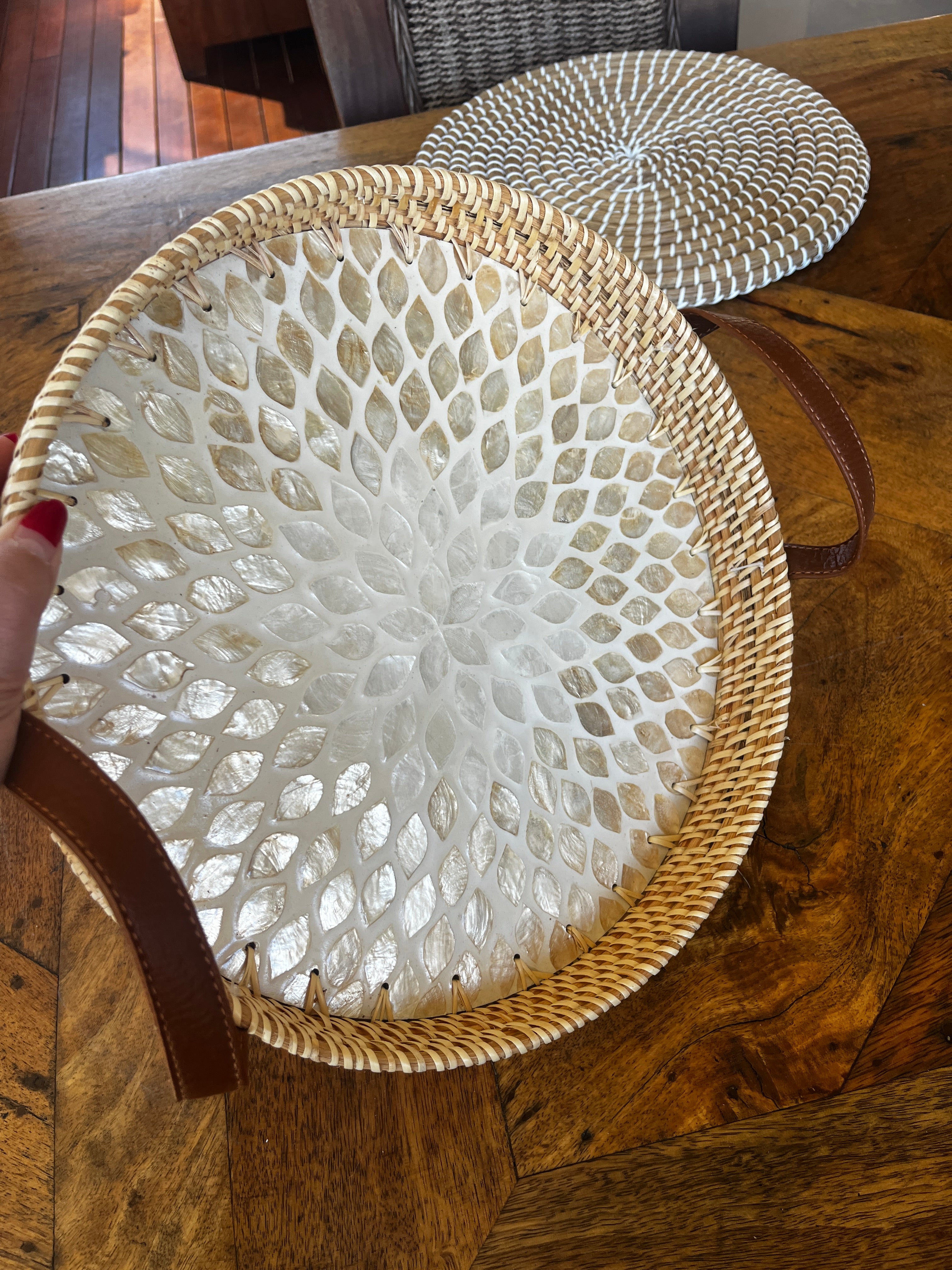 Shoreline Rattan Tray
