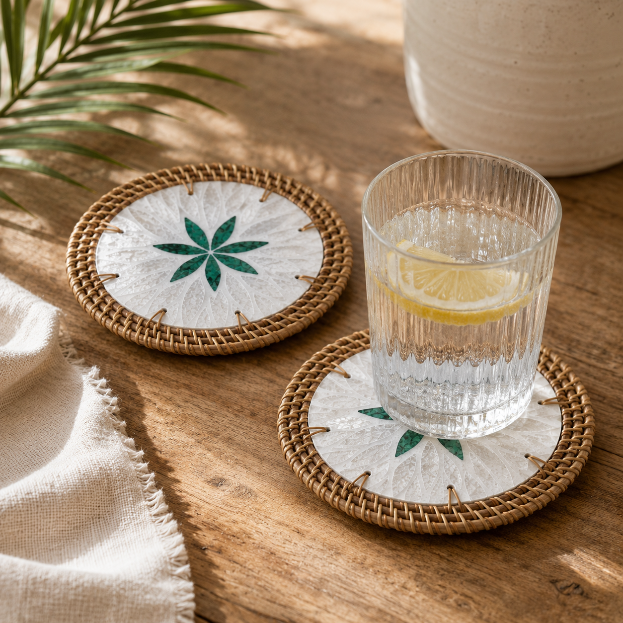Sea shell coasters