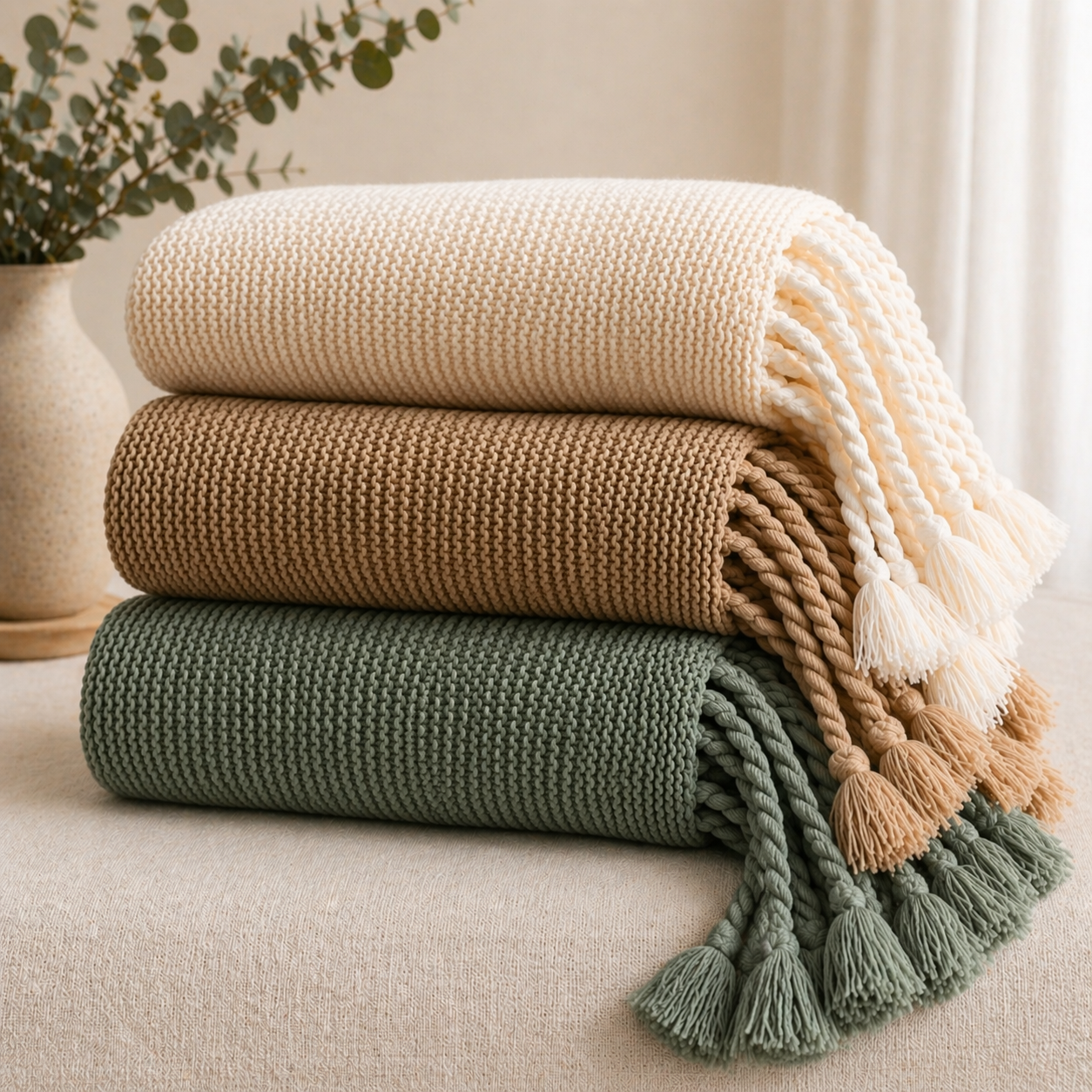 Dune Knit Throw