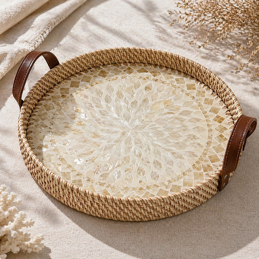Shoreline Rattan Tray
