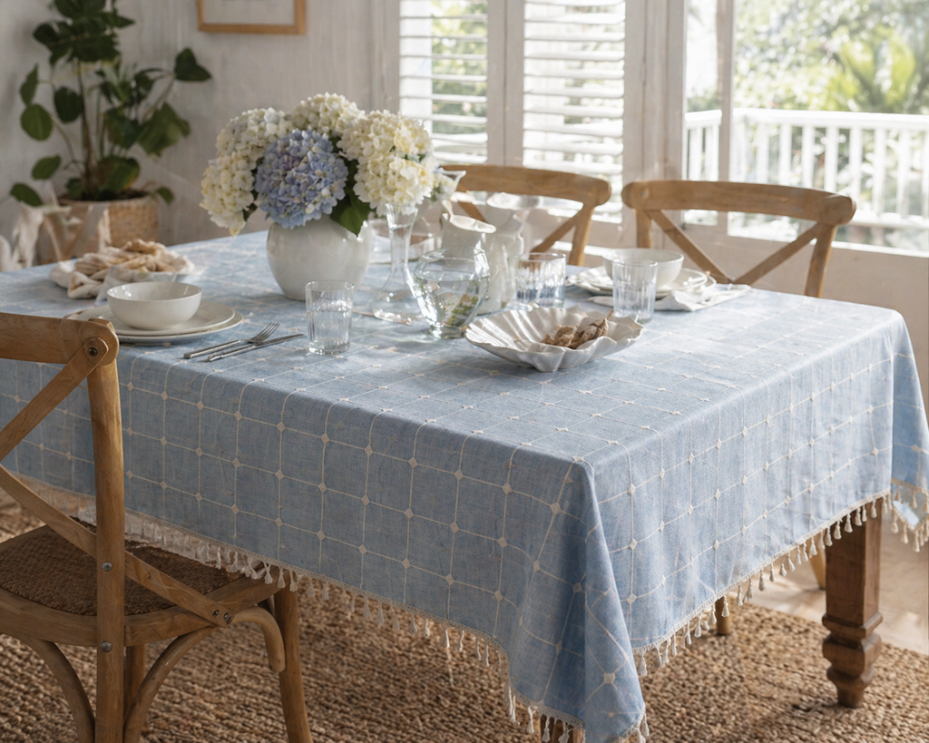 Burleigh Blue Tablecloth