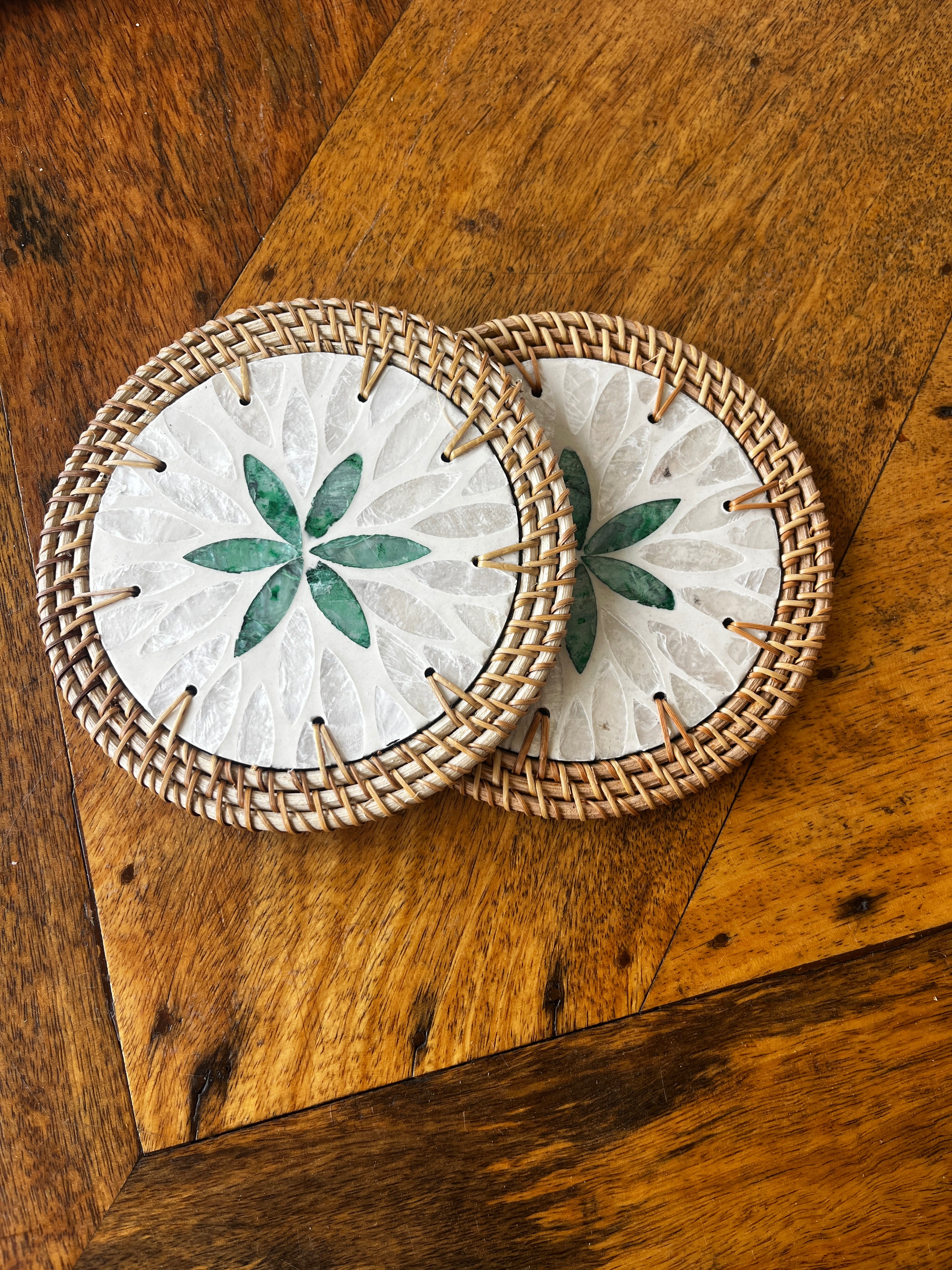 Sea shell coasters
