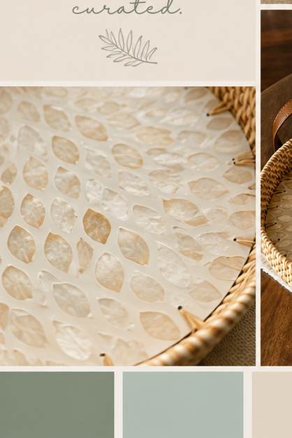 Shoreline Rattan Tray
