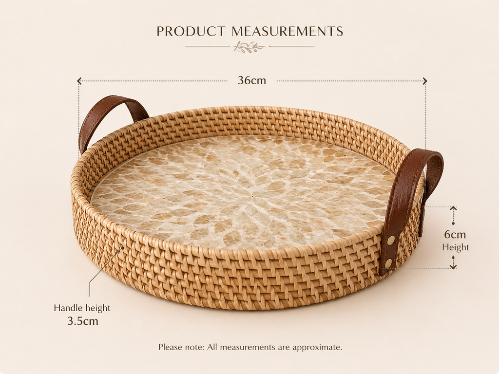 Shoreline Rattan Tray