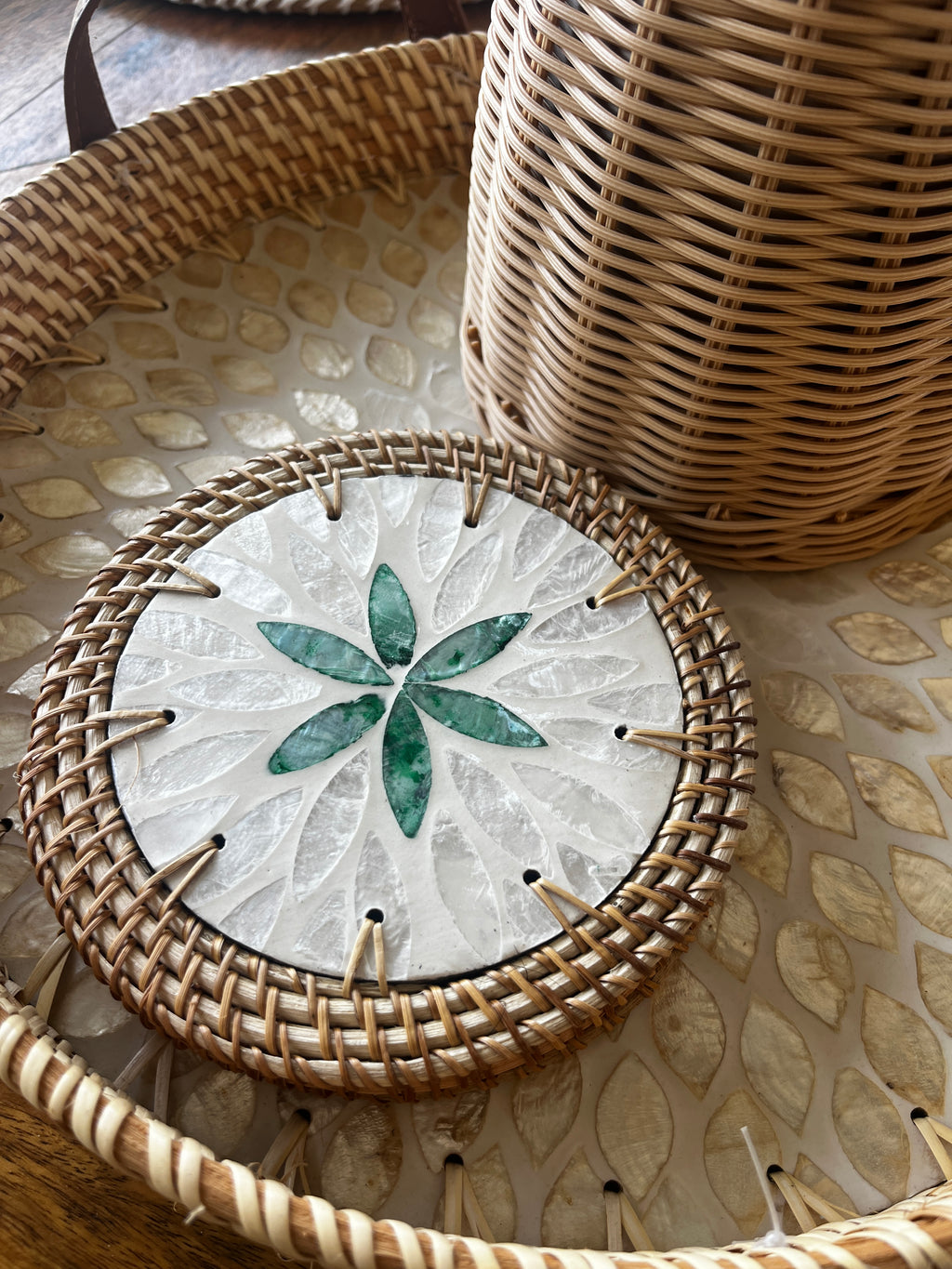 Sea shell coasters