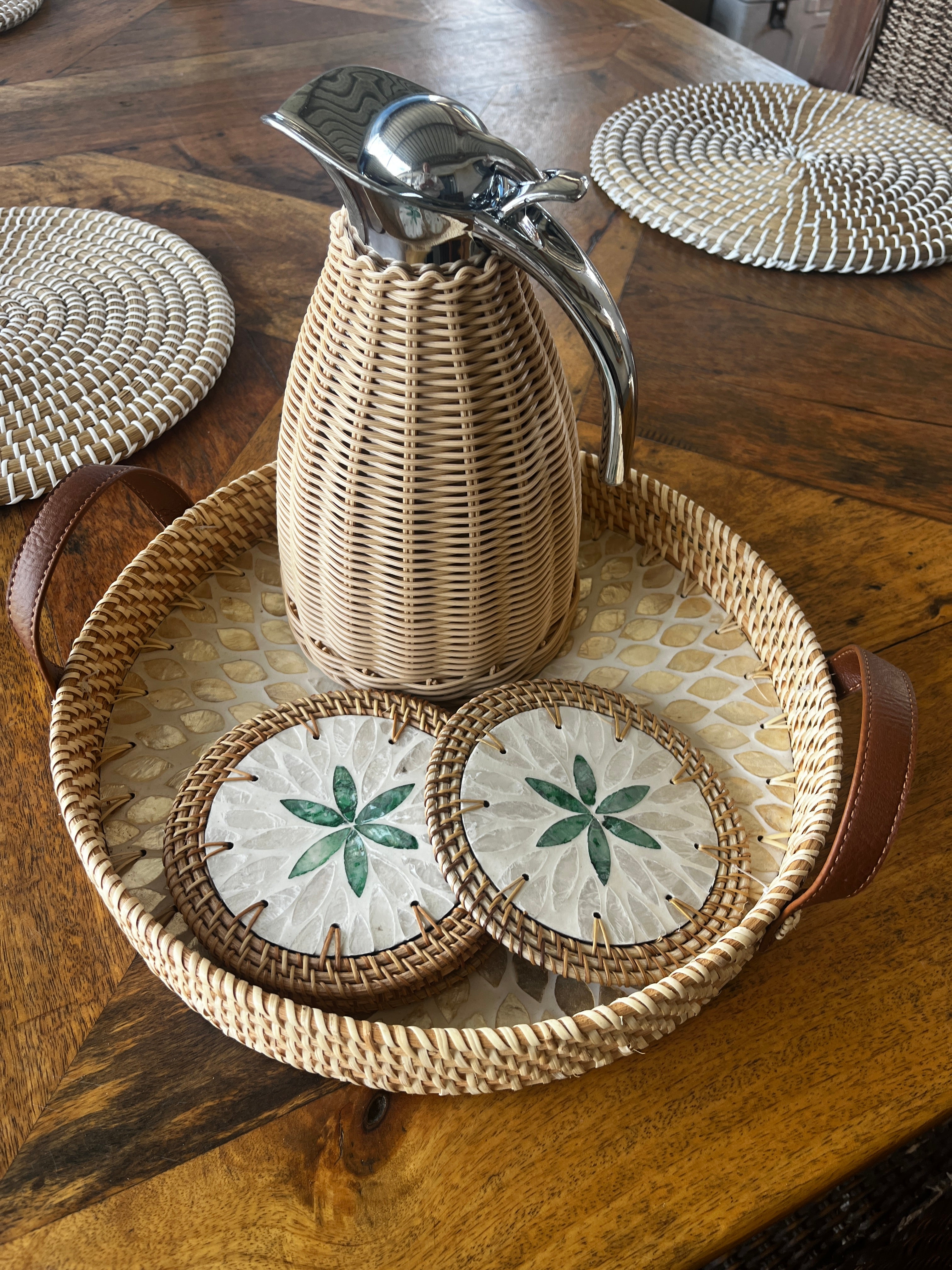 Sea shell coasters