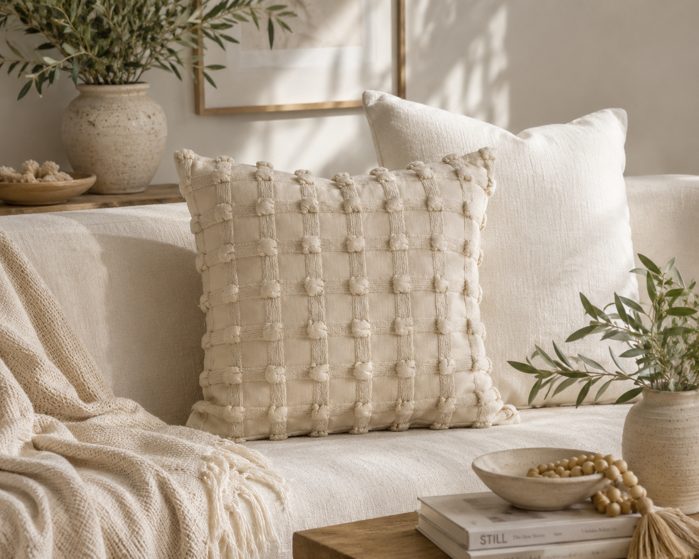Drift Knot Cushion Cover