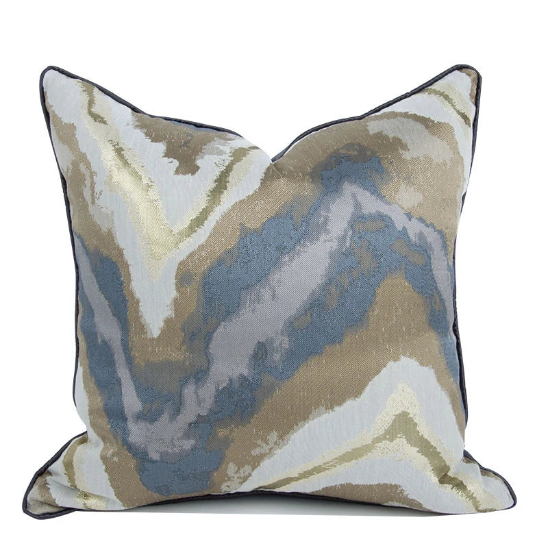 Bluewater Marble Cushion Cover