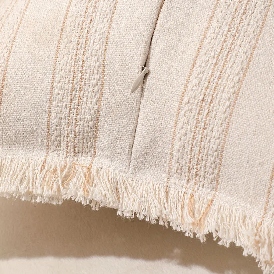 Kirra Sand Fringe Cushion Cover